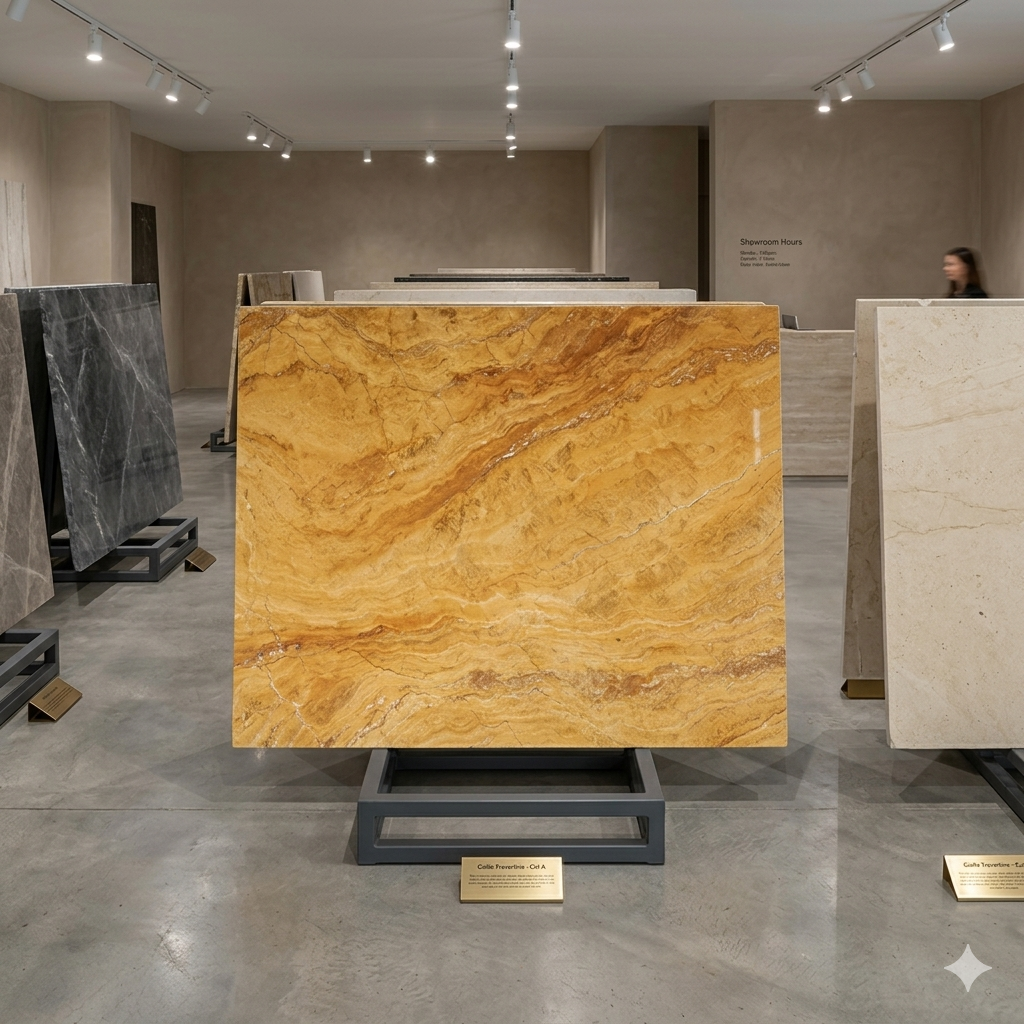 Yellow Travertine