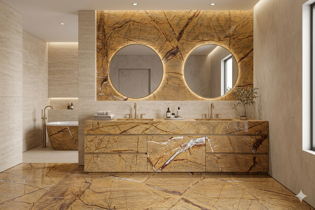 Forest Gold Leather